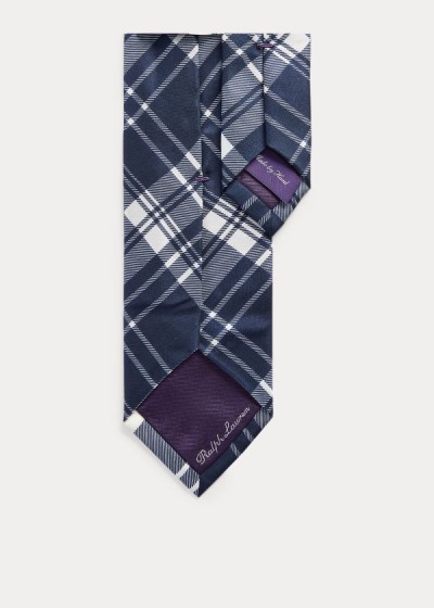 Men's Ralph Lauren Plaid Silk Ties | 307584DHA